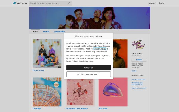 lunalunaband.bandcamp.com