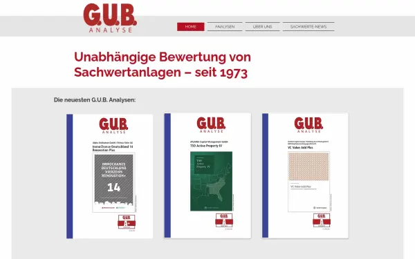 www.gub-analyse.de