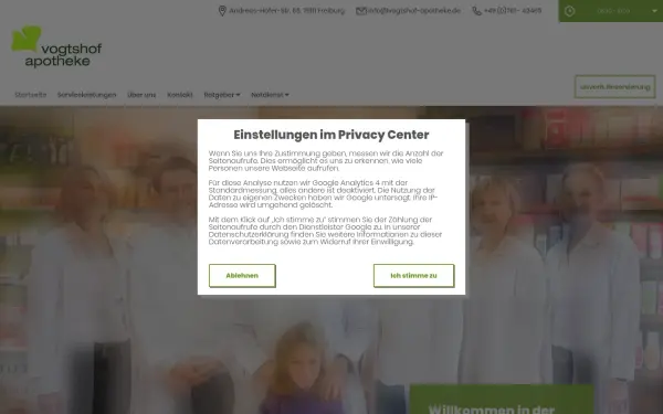 www.vogtshof-apotheke-freiburg.de