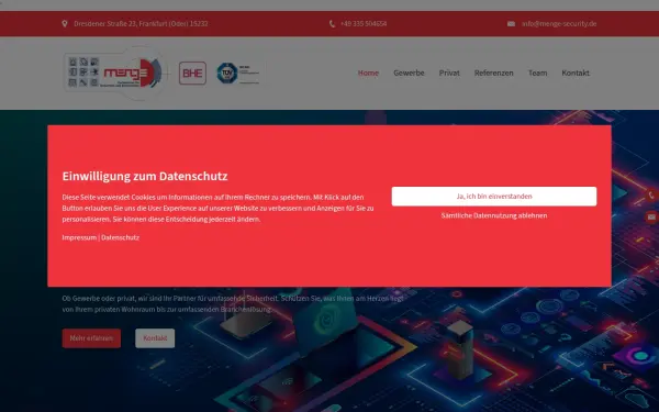www.menge-security.de