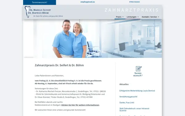 zahnaerzte-sifi.de