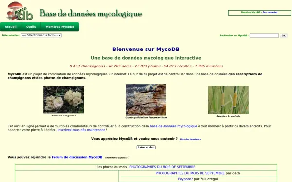 mycodb.fr