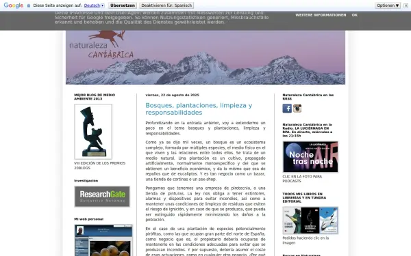 www.naturalezacantabrica.es