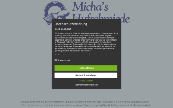 michashufschmiede.de