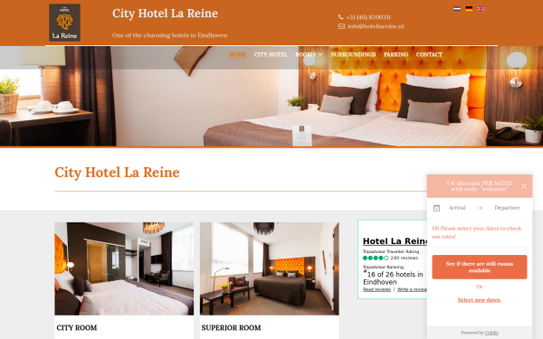 www.hotellareine.nl