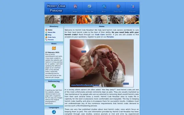 hermitcrabparadise.com