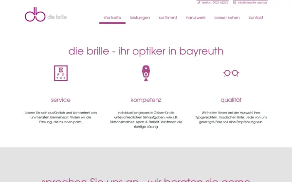 www.diebrille-reinl.de
