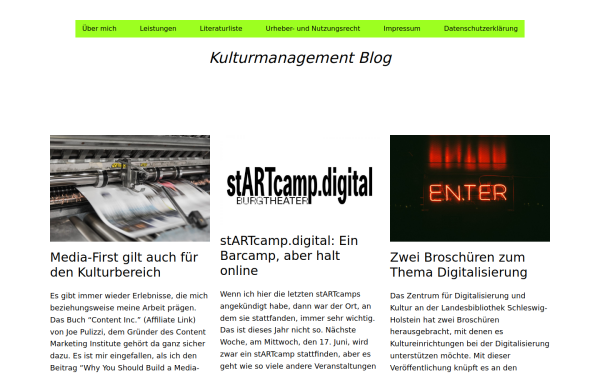 kulturmanagement.blog