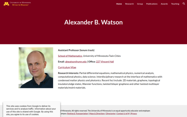 abwatson.math.umn.edu