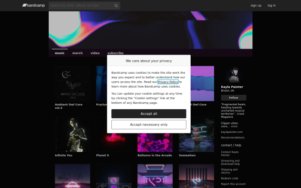 kaylapainter.bandcamp.com