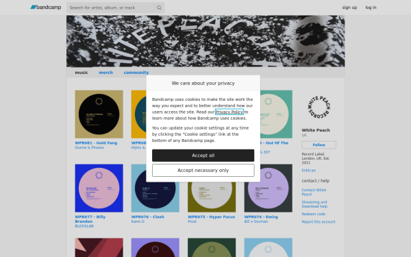 whitepeach.bandcamp.com