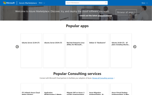 azuremarketplace.microsoft.com