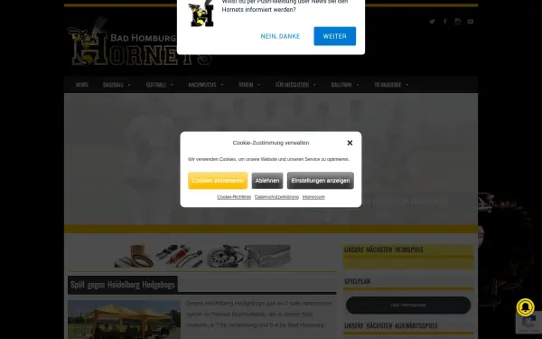 www.hornets-baseball.de