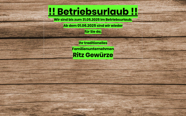 www.ritz-gewuerze.de