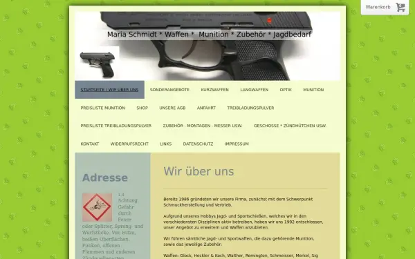 www.mariaschmidt-waffen-schmuck.de