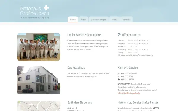www.aerztehaus-grossheubach.de