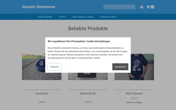 www.abseits-streetwear.de
