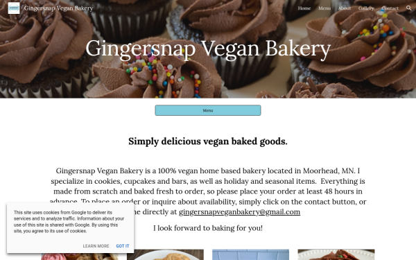 www.gingersnapveganbakery.com