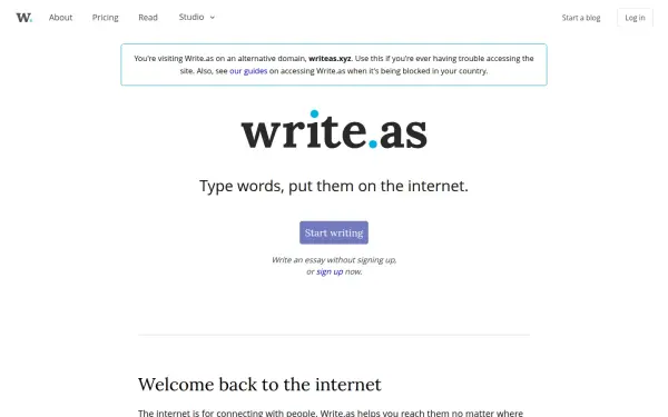 writeas.xyz