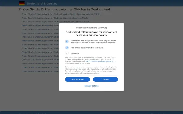www.deutschlandentfernung.com