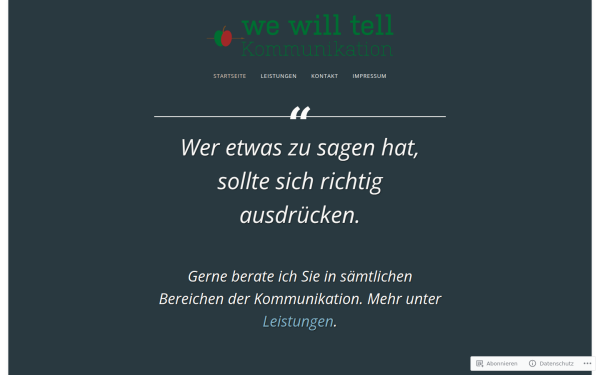 wewilltell.blog