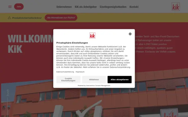 unternehmen.kik.de