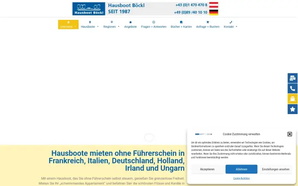 hausboot-boeckl.com