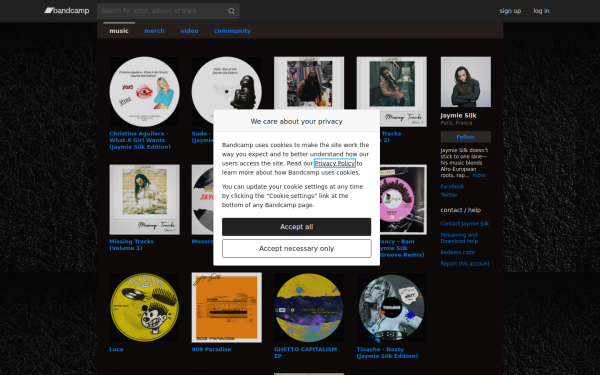 jaymiesilk.bandcamp.com