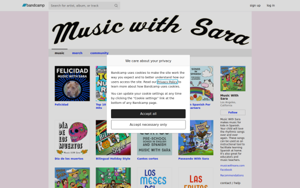 musicwithsara.bandcamp.com