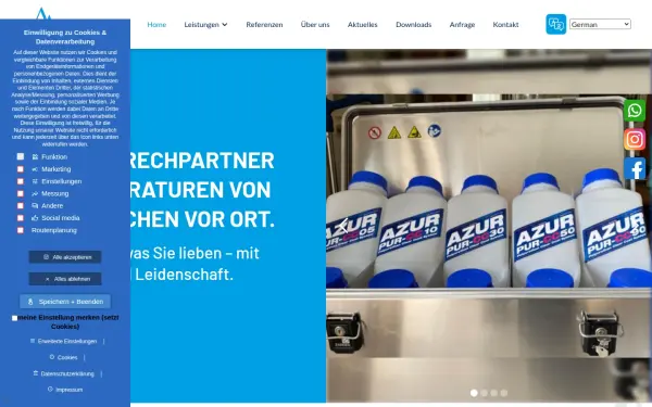 www.azur-oberflaechen.de