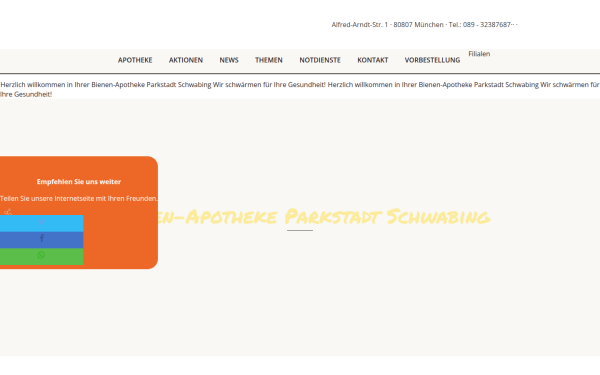 www.bienenapotheke-parkstadt.de