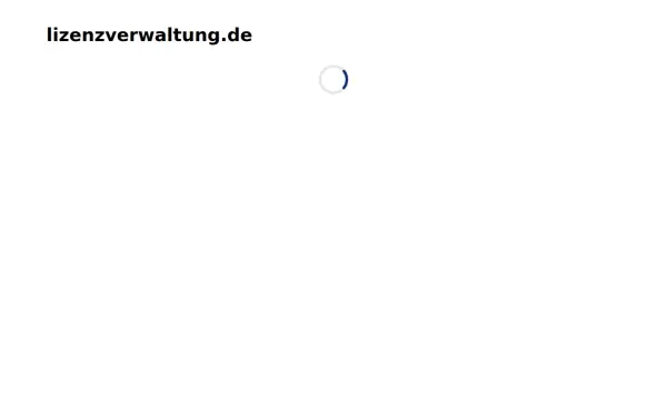 lizenzverwaltung.de