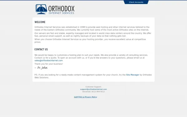 orthodoxinternet.com