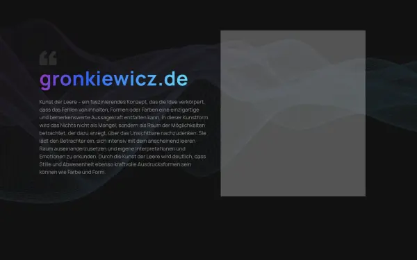 gronkiewicz.de