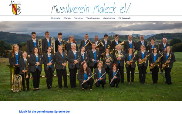 musikverein-maleck.de