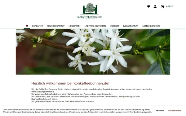 www.rohkaffeebohnen.de