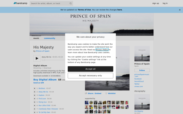 princeofspain.bandcamp.com