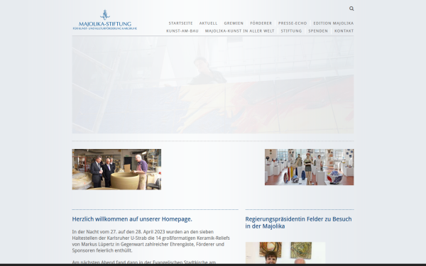 www.majolika-stiftung.de