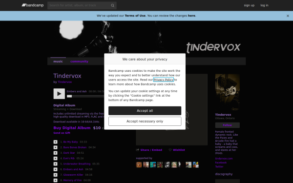 tindervoxband.bandcamp.com