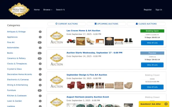 nmestateauctions.com
