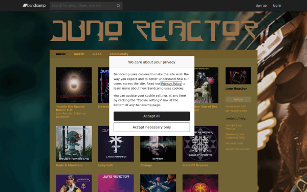 junoreactor.bandcamp.com