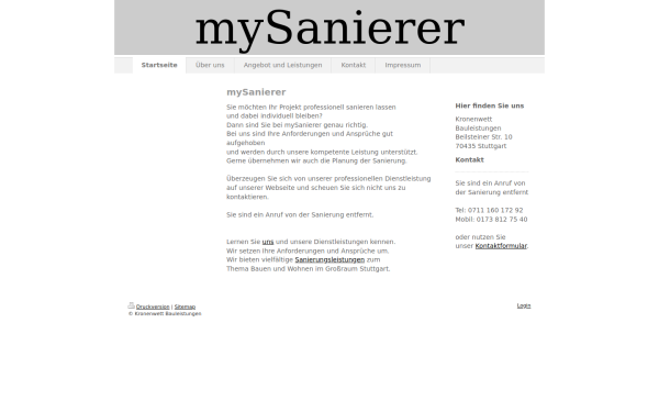 www.mysanierer.de