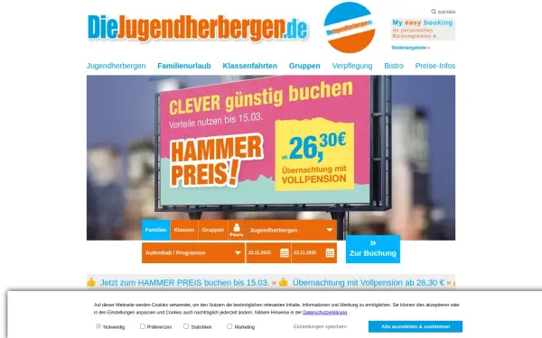 www.diejugendherbergen.de