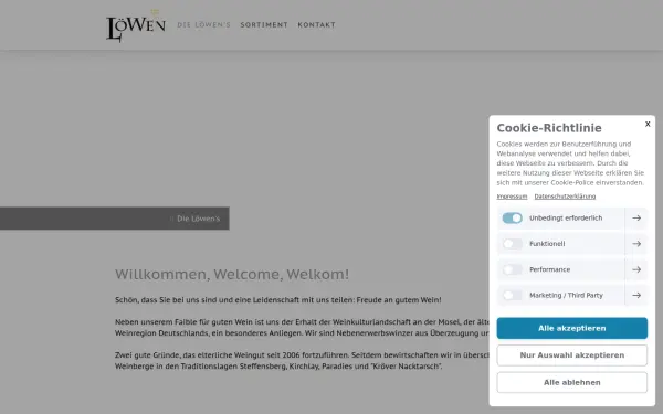 www.loewen-weine.de