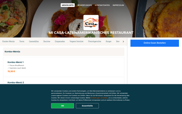 www.micasa-lateinamerikanischesrestaurant.at