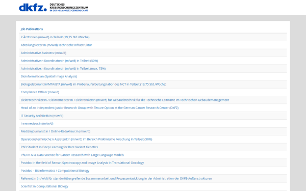 jobs.dkfz.de