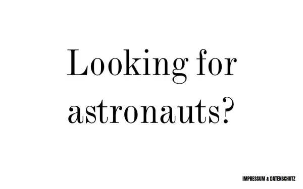 lookingforastronauts.de