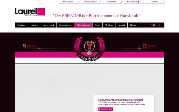 www.laurel-klammern.de