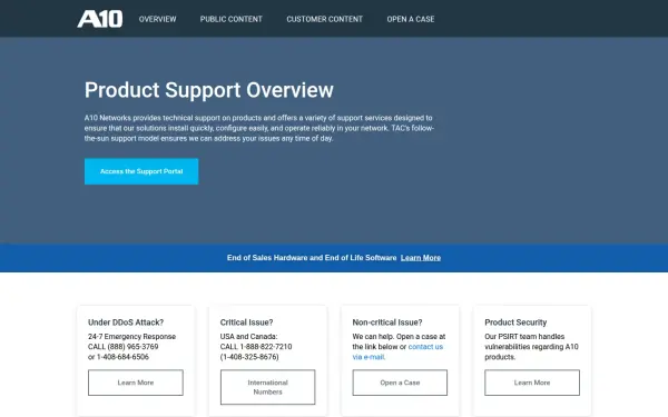 support.a10networks.com