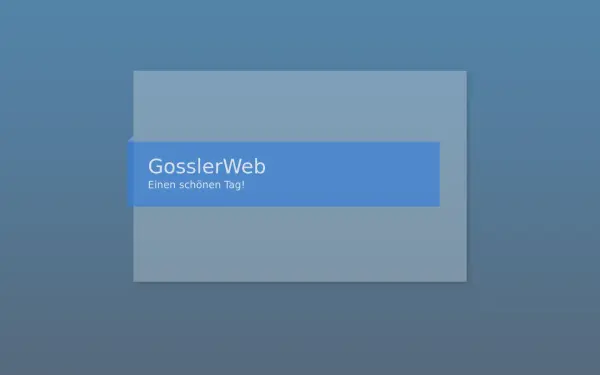 gosslerweb.de